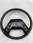 87 88 89 90 91 Ford Truck F150 F250 Bronco Steering Wheel Cruise Leather Wrap. Fixed Price $125.00.