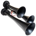 Kleinn 130-1 Black Triple Horn, 12.5"/10"/7.5" XCR2.0 Coated Zinc Alloy. Fixed Price $92.95.