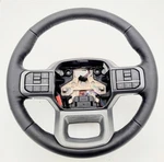 Oem 2024 Ford F150 Black Leather Steering Wheel, Grey Stitch ML3B-3600-RL319W. Fixed Price $377.99.