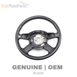 2005-2011 Audi A6 Quattro 4-SPOKE Leather Steering Wheel 4F0419091AH. Fixed Price $26.99.