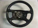Steering Wheel Leather Black Spoke Multifunction Audi A4 B6 8E0000124B. Fixed Price $79.23.