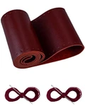 Leather Steering Wheel Cover, Laceup Universal Fit 1320 Inch, Diy Kit. Fixed Price $22.96.