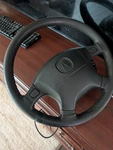 94-01 Acura Integra Steering Wheel Black Used Oem Leather Wrapped. Fixed Price $250.00.