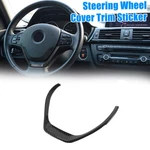Carbon Fiber Pattern Black Abs Plastic Steering Wheel Covers For Bmw 3 Series. Fixed Price $16.49.