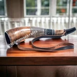 Viking War 16" Genuine Ox-horn Battle Trumpet Premium Hand Engraved. Fixed Price $29.97.