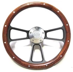 Camino, Chevelle Custom Wood Steering Wheel W/chevy Horn & Adapter Full Kit. Fixed Price $238.88.