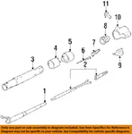 Gm Oem 84-96 6000 Steering Column Assembly-cyl Keys 19356477. Fixed Price $70.95.