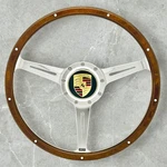 15" Wood Steering Wheel For 1958-1965 Porsche 356B/C/SC & 1965-1969 912 Cruiser. Fixed Price $425.00.