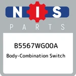 Nissan Body-combination Switch B5567WG00A, New Genuine Oem Part. Fixed Price $165.42.