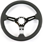 1968-1982 Corvette Steering Wheel Black Leather Three Chrome Spokes 14 C3 New. Fixed Price $127.27.