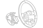 Genuine Gm Ebony Steering Wheel 20912687. Fixed Price $214.30.