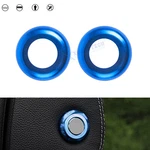 1.57" Blue Seat Headrest Button Ring Trim For Mercedes W205 2015-21 X205 2016-22. Fixed Price $10.99.