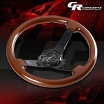 Nrg ST-036BR-BK Racing 350MM 3"DEEP Dish Aluminum Spoke Wooden Steering Wheel. Fixed Price $180.00.