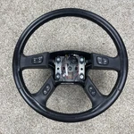 2002-2009 Chevy Trailblazer Envoy Ranier Black Leather Steering Wheel P15188423. Fixed Price $85.00.
