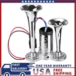 Train Air Horn Compressor Kit For Trucks Rv Car Boat 12V Super Loud Dual Trumpet. Fixed Price $19.99.
