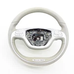 Steering Wheel Leather Greige Mercedes S-klasse W222. Fixed Price $724.68.