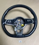 15-18 Volkswagen Golf Gti Flat Bottom Sport Steering Wheel Red Stitch U1 J. Fixed Price $206.96.