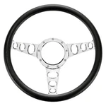 Restoparts 3-SPOKE Steering Wheel Thin Line Type Billet Aluminum. Fixed Price $317.98.