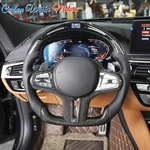 Heated Led Carbon Fiber Steering Wheel For Bmw M5 F90 M8 G30 G31 G32 G11 G12 G14. Fixed Price $548.94.