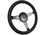 1990-02 Camaro F-body 14" Black Leather 9-BOLT 3 Spoke Solid Steering Wheel Kit. Fixed Price $332.99.