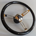 Steering Wheel Fits For Volvo Used Vintage 380MM Wooden P1800 Es. Fixed Price $269.00.