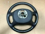 Audi A4 2005 Cabriolet Left Driver Steering Wheel Leather Black Factory. Fixed Price $37.04.