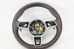 2015 - 2018 Porsche Cayenne Steering Wheel W/ Paddle Shifters Brown Oem #17075. Fixed Price $282.62.