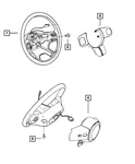 Genuine Mopar Steering Wheel Back Cover 1TV20DX9AA. Fixed Price $25.93.