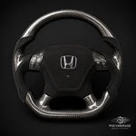 Honda Accord 2003-2007 7TH Gen Real Carbon Fiber Custom Sport Steering Wheel. Fixed Price $349.00.
