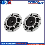 For Car Suv Truck Yacht White Grill-mount Horns Universal 12V 115DB 125 Mm. Fixed Price $18.23.