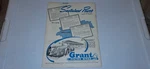 Grant Piston Rings Advertising Brochure Vintage Sprint Car Indy 500 Race. Fixed Price $27.55.