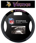Fremont Die Nfl Minnesota Vikings Steering Wheel Cover Mesh Style. Fixed Price $18.87.