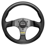 Momo Team Steering Wheel - Black Leather 300MM Genuine Premium Quality. Fixed Price $306.87.