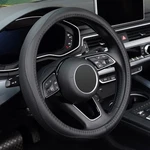 Kafeek Steering Wheel Cover, Universal 15 Inch, Microfiber Leather, Black. Fixed Price $26.89.