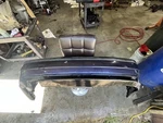 Bmw E36 M3 Violet Rear Bumper, Diffuser, Carrier & Shocks 51122235498 C1R1S1. Fixed Price $575.00.