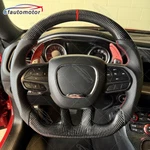 Fit Dodge Charger Challenger Steering Wheel Carbon Fiber Srt Hellcat 2015+. Fixed Price $249.00.