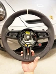 Oem Porsche 992 GT3 Carrera Gts Cayenne Steering Wheel Alcantara Carbon White. Fixed Price $1799.98.