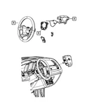 Genuine Mopar Steering Wheel Back Cover 1ES10DK7AB. Fixed Price $11.46.