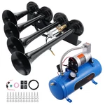 Vevor Train Horns Kit 4 Trumpet Air 120 Psi Compressor 1.6 Gal Tank. Fixed Price $107.90.