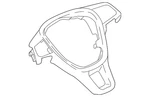 Genuine Volkswagen Steering Wheel Trim 5H0-419-685-D-3DP. Fixed Price $33.42.