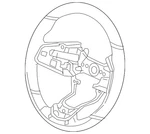 Genuine Honda Steering Wheel 78501-TGH-A90ZA. Fixed Price $272.28.