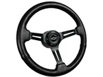 1974-94 Chevy Truck C10 S10 K10 Black Leather Steering Wheel Kit, Silver Bow Tie. Fixed Price $278.99.