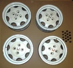 88 89 90 91 Honda Civic Wagon RT4WD 4PC Set Oem 14" White Wheel Caps & Lugs Ef. Fixed Price $599.00.