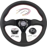 Genuine Leather Steering Wheel+quick Release+hub Adapter 130H For Civic Ek 96-00. Fixed Price $109.99.