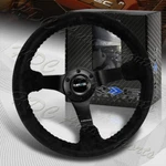 Nrg RST-036MB-S-BK 350MM Premium Suede Grip Black Spoke Racing Steering Wheel. Fixed Price $180.00.