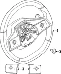 Genuine Nissan Switch Assembly-steering 25550-7BA1B. Fixed Price $269.28.