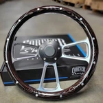 14" Billet Steering Wheel Real Pine Aluminum Rivet Chevy Muscle C10 Ford Hot Rod. Fixed Price $163.93.