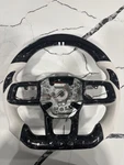 Custom Carbon Fiber Led Leather Steering Wheel 2024-2025 Ford Mustang. Fixed Price $400.00.