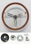 1976-1995 Jeep CJ7 CJ5 Yj Wrangler 15" Wood Steering Wheel Stained Grip. Fixed Price $228.77.