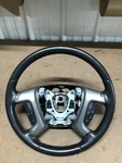 07-13 Gm Truck Suv Black Leather Steering Wheel Controls Silverado Tahoe Sierra. Fixed Price $75.00.